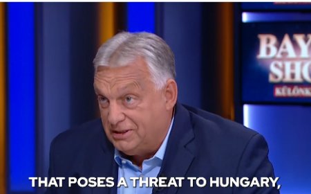 🇭🇺 Viktor Orbán:  One day Europeans will wake up and realize the real threat was never Russia
